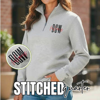 Stitched Quarter Zip