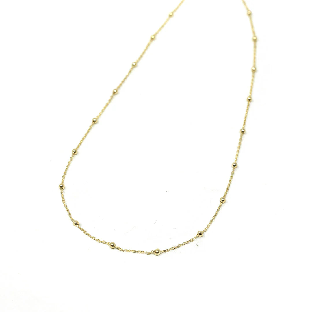 TSK-Baby Ball Chain Necklace