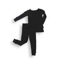 LONG SLEEVE 2 PIECE SETS- Midnight Ribbed