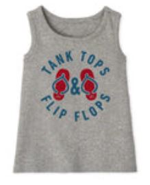 KIDS Tank Tops & Flip Flops
