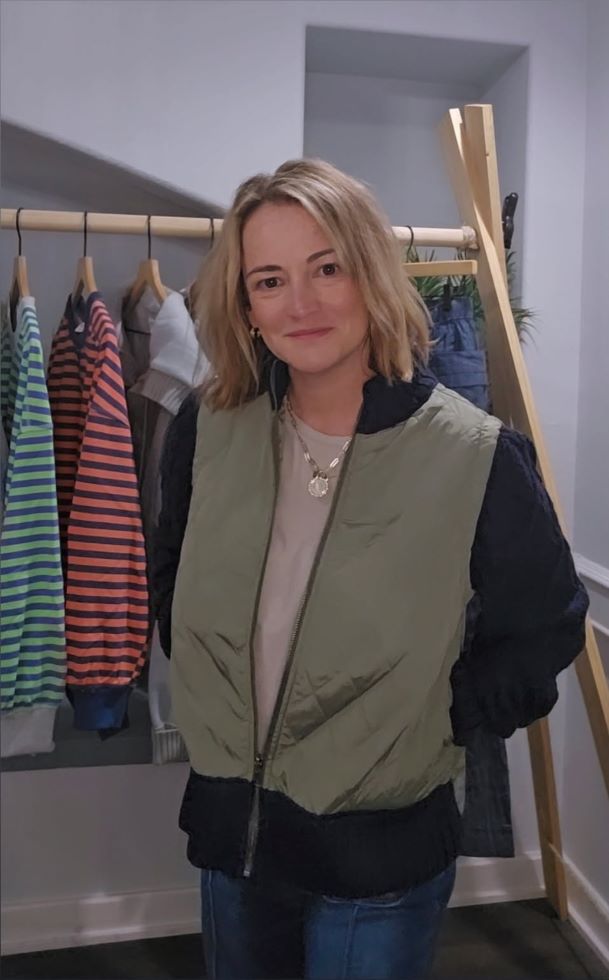 The Quilted Knit Bomber