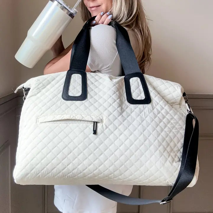 The Quilted Weekender Tote