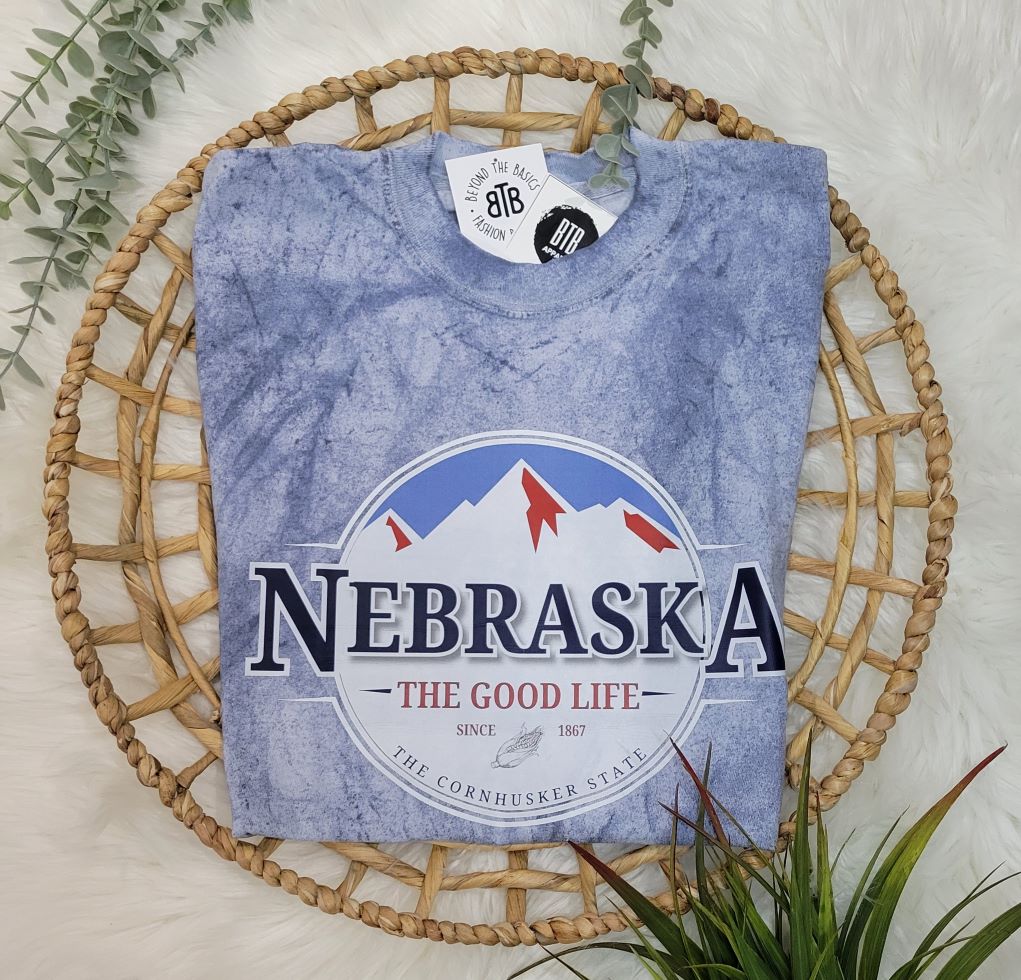 The Good Life Tee, Blue