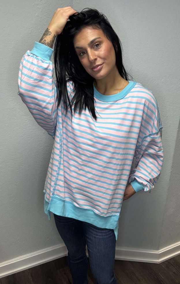 Vivid Stripes Pullover