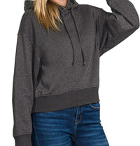 Acid Wash Fleece Hoodie