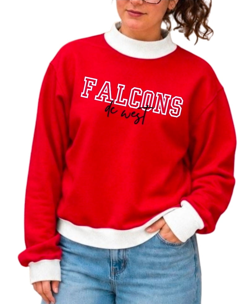Falcons Mock Neck Sweatshirt