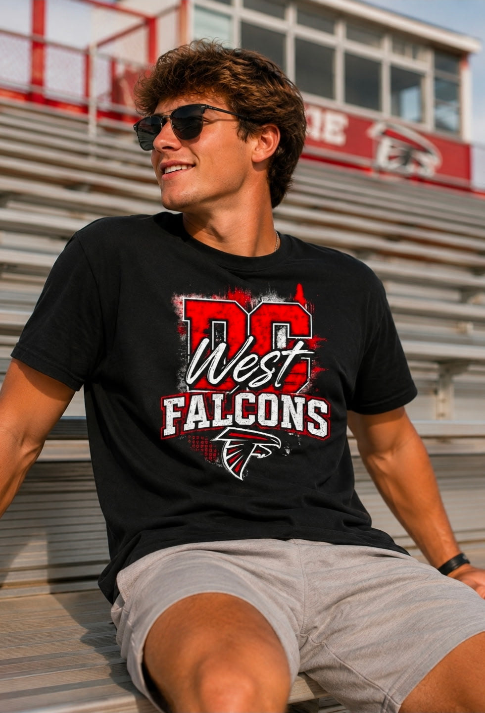 Falcons DCW Black T-Shirt