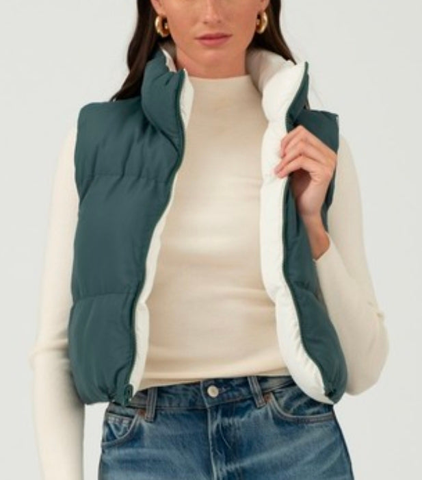 Reversible Puffer Vest