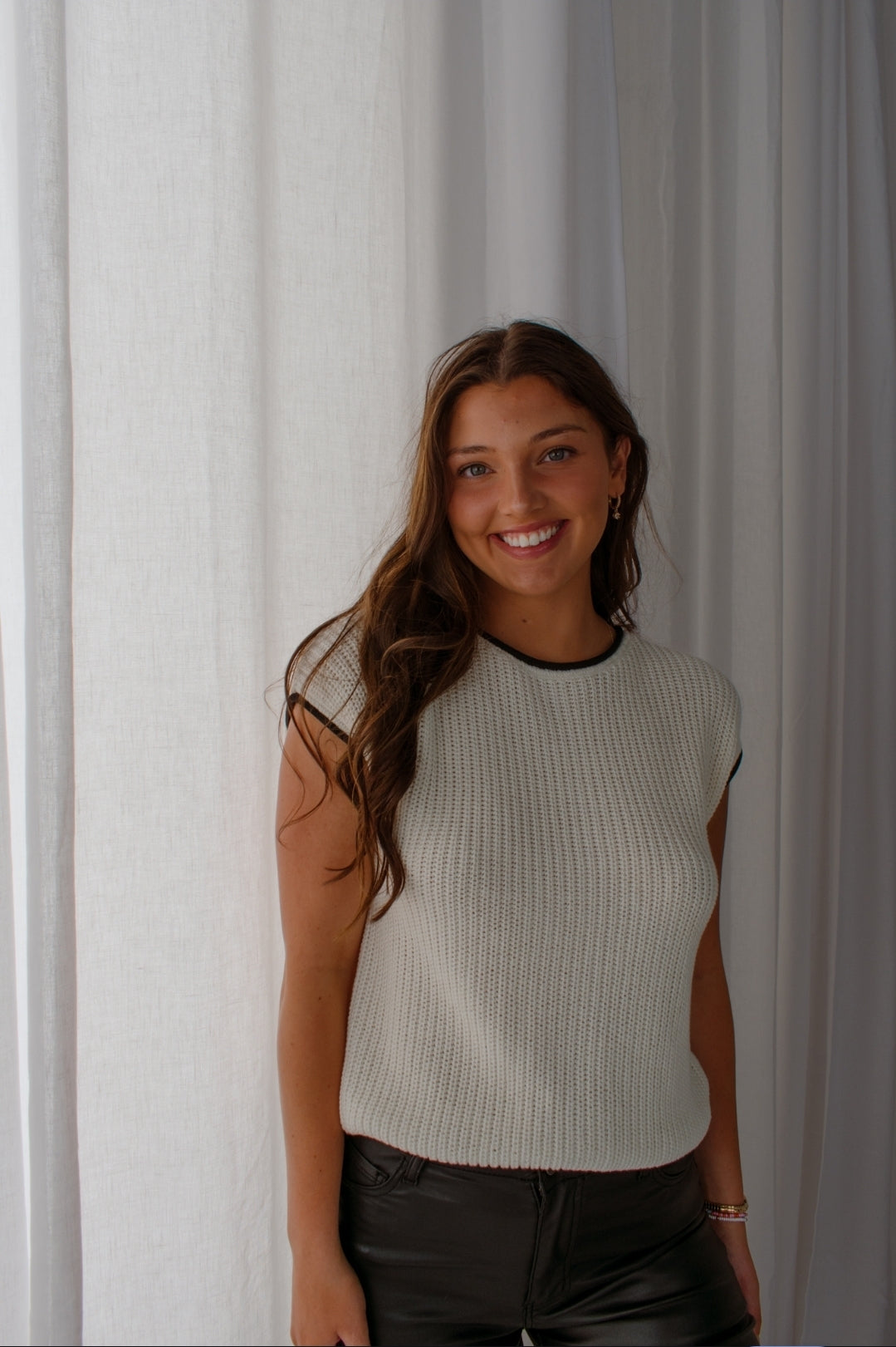The Edge Knit Sweater Top
