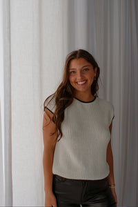 The Edge Knit Sweater Top