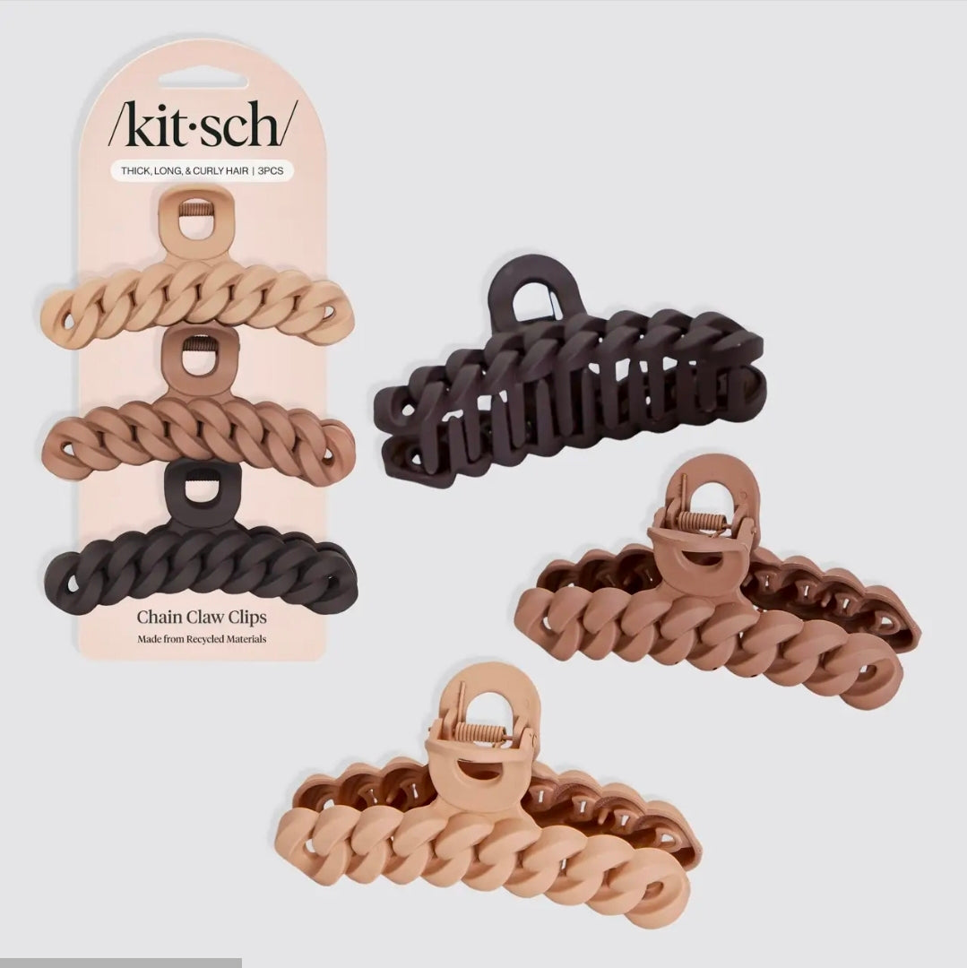 Kitsch Chain Claw Clip Set
