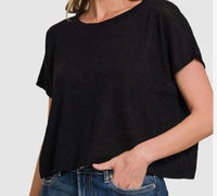 Round Neck Short Sleeve Tee