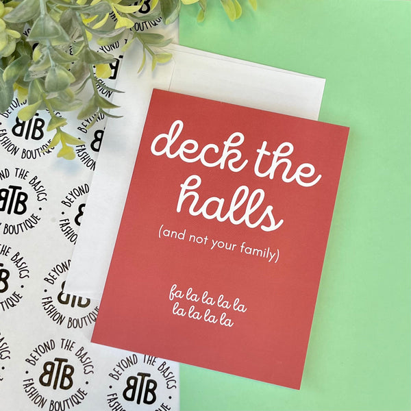 Occasion Card - Deck The Halls